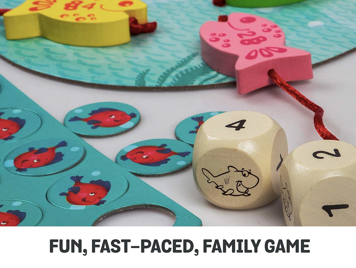 Chalk and Chuckles Beware of The Shark Board Game for Kids, 6+ Years go science image 2