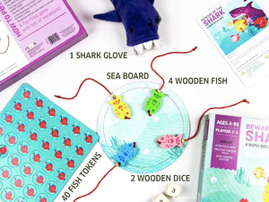 Chalk and Chuckles Beware of The Shark Board Game for Kids, 6+ Years go science image 3