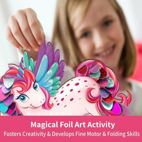Chalk and Chuckles Fabulous Foil Magical Decorations (Foil Art - Magical Friends)  Go Science Goods.