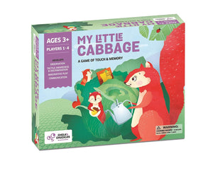 Board game box titled 'My Little Cabbage' with colorful illustration of mermaids and a cabbage.