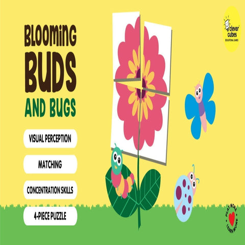 Clever Cubes Blooming Buds & Bugs  Go Science Goods.