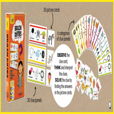 Clever Cubes Brain Bytes  Go Science Early Learning | Enhances Visual Perception | Logical Thinking.