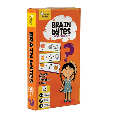 Clever Cubes Brain Bytes  Go Science Early Learning | Enhances Visual Perception | Logical Thinking.