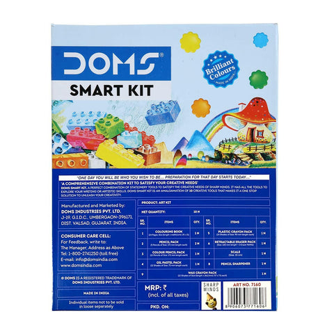 Doms Smart Kit | 12 Stationery Items  Go Science Goods.
