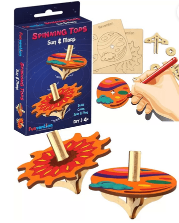 Funvention Spinning Top (Sun + Mars)  Go Science .