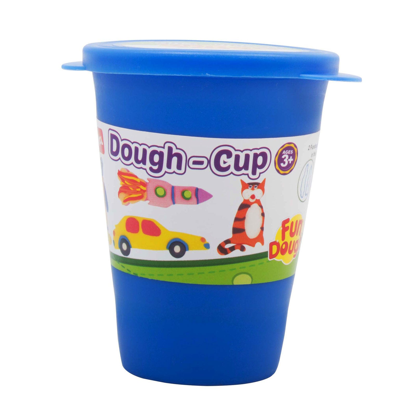 Fundough - Dough Cup, Shaping and Sculpting Blue Color Pack_image 1
