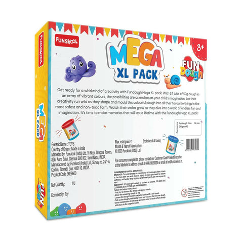 FUNSKOOL (INDIA) LTD Mega Xl Pack – Fundough  Go Science Goods.