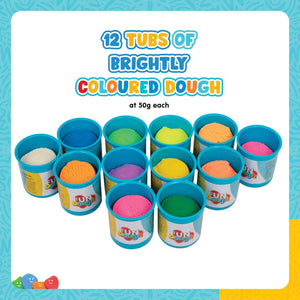 FUNSKOOL (INDIA) LTD Fundough Box Of Colours - 12 Tubs Of Dough  Go Science Goods.