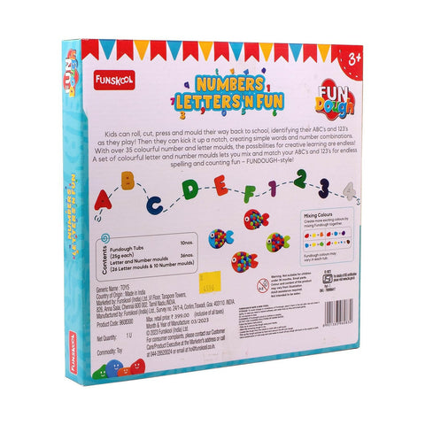 FUNSKOOL (INDIA) LTD Numbers & Letters N Fun – Fundough  Go Science Goods.
