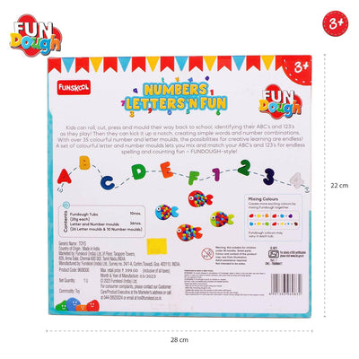 FUNSKOOL (INDIA) LTD Numbers & Letters N Fun – Fundough  Go Science Goods.