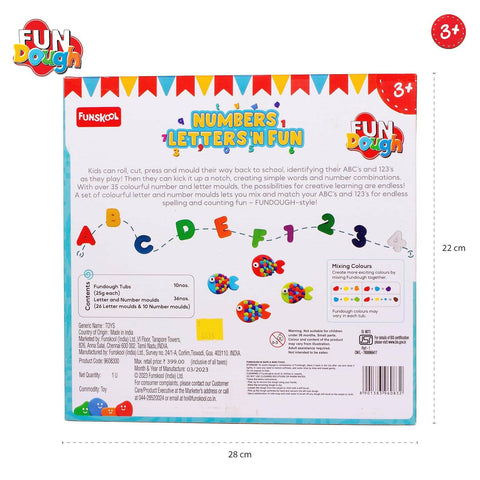 FUNSKOOL (INDIA) LTD Numbers & Letters N Fun – Fundough  Go Science Goods.