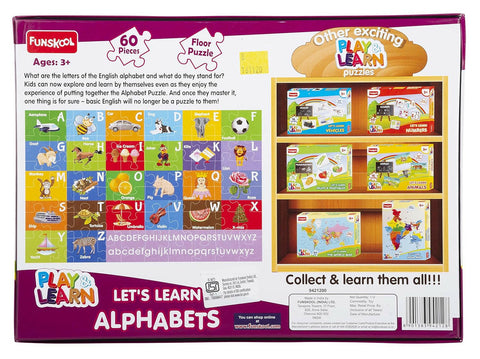 FUNSKOOL (INDIA) LTD Alphabets Puzzle  Go Science Goods.