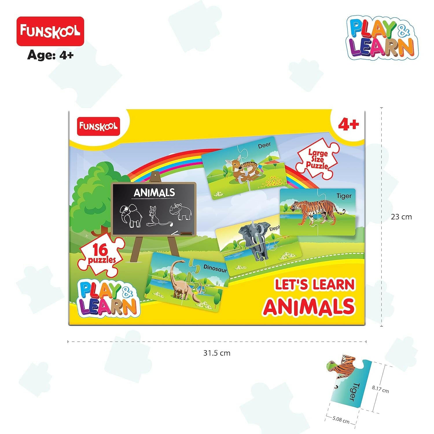 FUNSKOOL (INDIA) LTD Animals Puzzle  Go Science Goods.