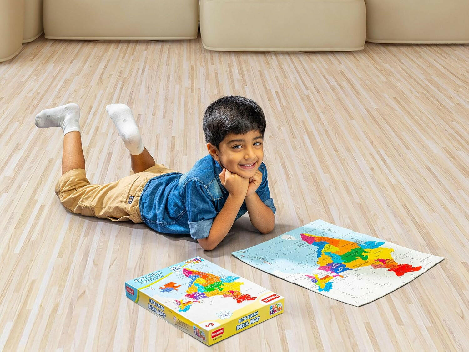 FUNSKOOL (INDIA) LTD India Map Puzzle  Go Science Goods.