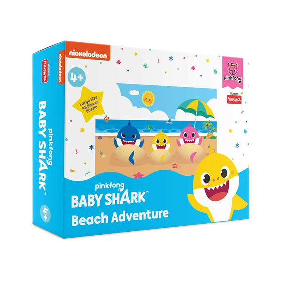 FUNSKOOL (INDIA) LTD Baby Shark 48-Piece Puzzle  Go Science Creative Play with Baby Shark-Themed Puzzles.