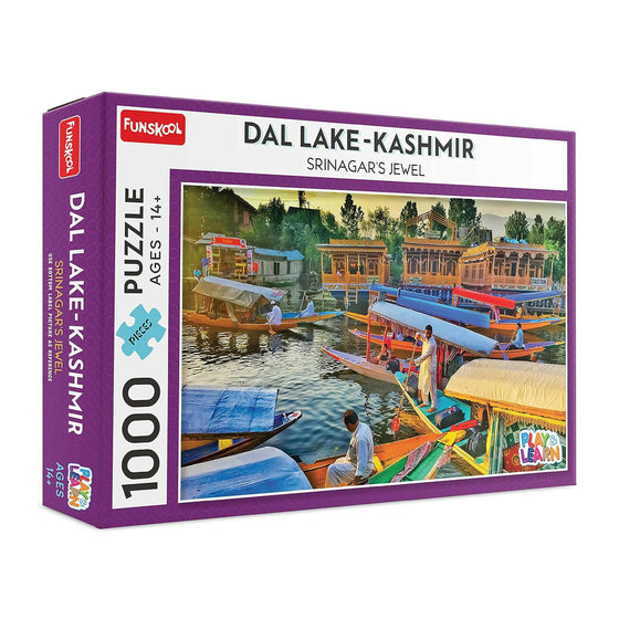 FUNSKOOL (INDIA) LTD Dal Lake Kashmir - 1000 Pcs Puzzle  Go Science Goods.
