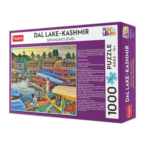 FUNSKOOL (INDIA) LTD Dal Lake Kashmir - 1000 Pcs Puzzle  Go Science Goods.