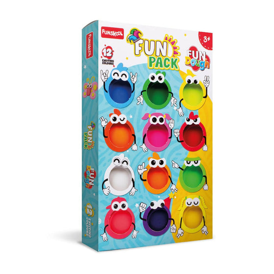 FUNSKOOL (INDIA) LTD Fun Pack - 12 Tubs Dough  Go Science Goods.