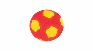 Funskool Giggles Indoor Football at Go Littles product image 2.Red and yellow ball on a white background