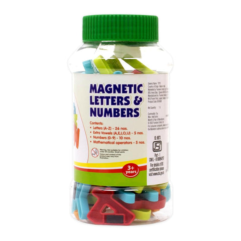 FUNSKOOL (INDIA) LTD Magnetic Letters and Numbers  Go Science Learn Letters & Numbers | Early Learning 3 Yrs +.