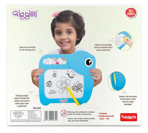 FUNSKOOL (INDIA) LTD Mini Doodle  Go Science 2 in 1 write & erase doodle board | 3 Yrs +| Magnetic Drawing Board.