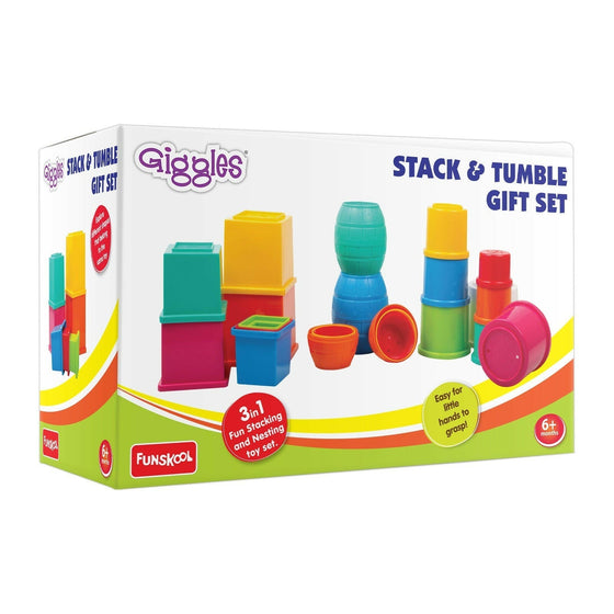 FUNSKOOL (INDIA) LTD STACK N TUMBLE GIFT SET  Go Littles .