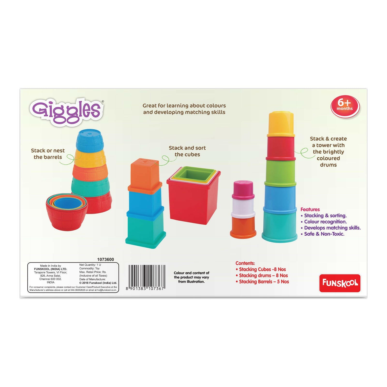 FUNSKOOL (INDIA) LTD STACK N TUMBLE GIFT SET  Go Science Goods.