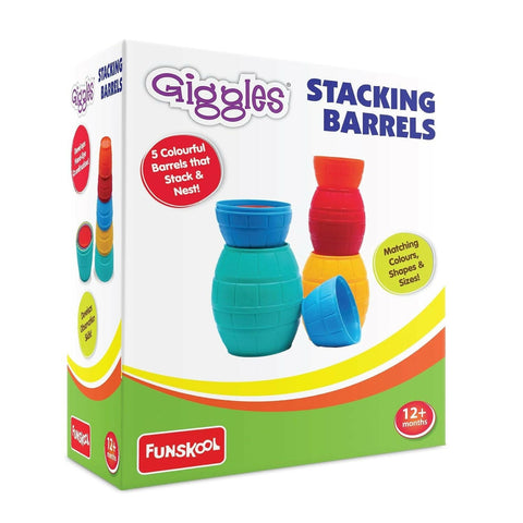 FUNSKOOL (INDIA) LTD STACKING BARRELS  Go Littles .