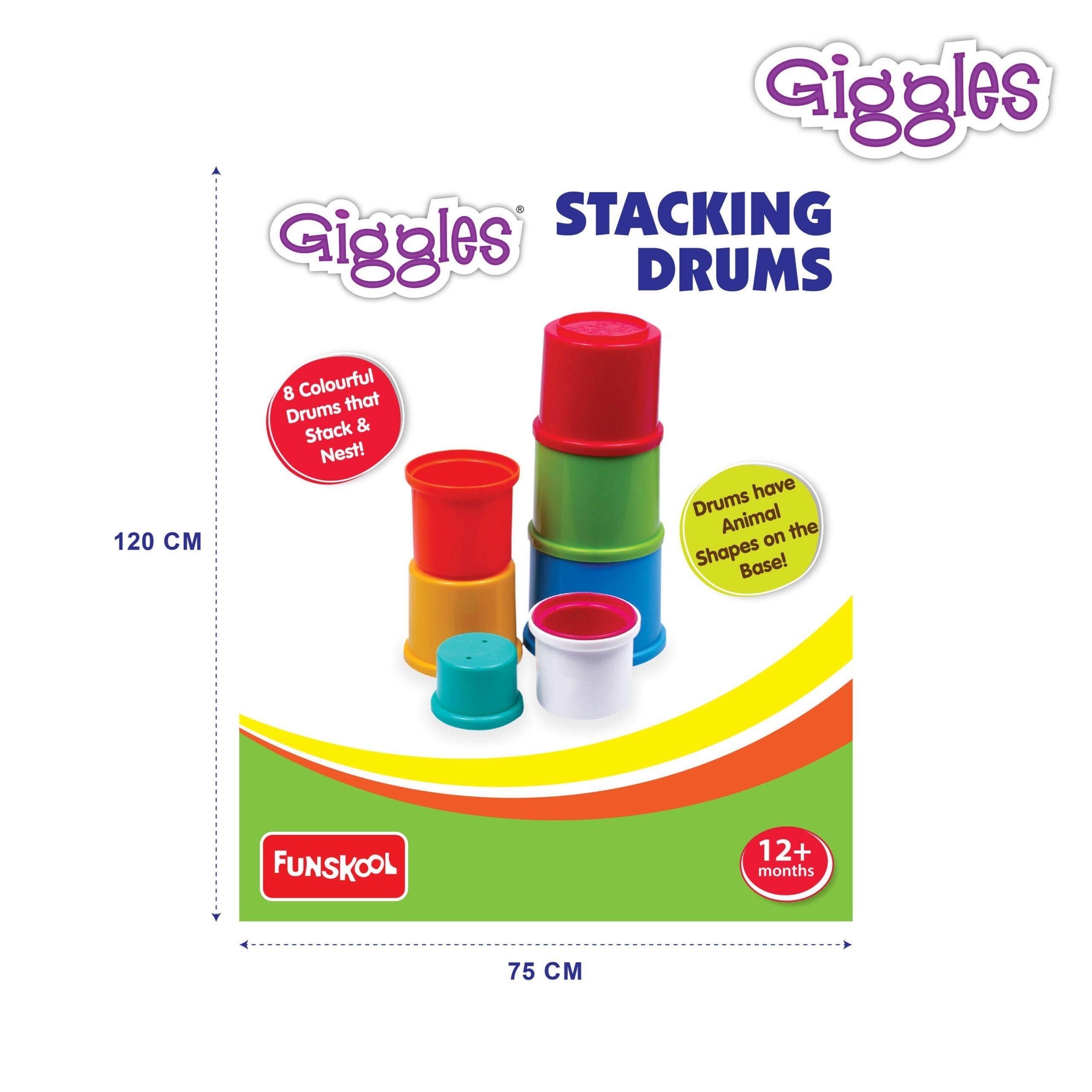FUNSKOOL (INDIA) LTD Stacking Drums  Go Science Goods.