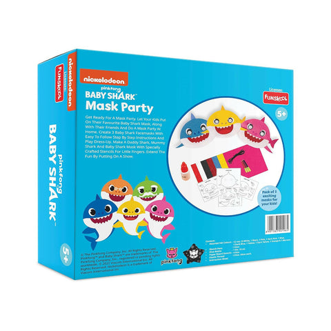 FUNSKOOL (INDIA) LTD Baby Shark - Mask Party  Go Science Fun with Baby Shark-Themed Masks.