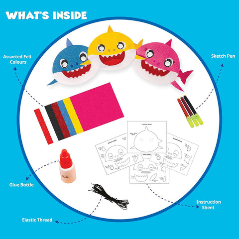 FUNSKOOL (INDIA) LTD Baby Shark - Mask Party  Go Science Fun with Baby Shark-Themed Masks.