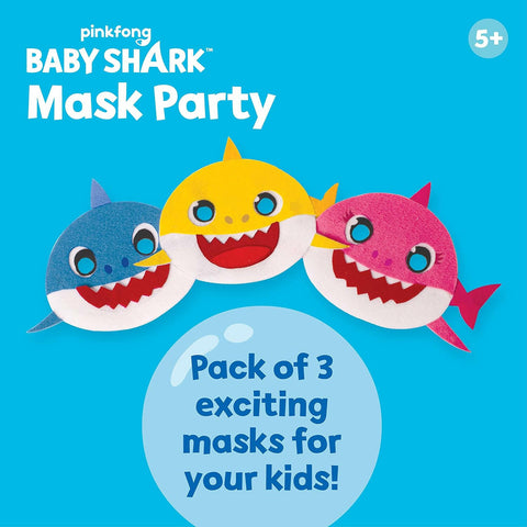 FUNSKOOL (INDIA) LTD Baby Shark - Mask Party  Go Science Fun with Baby Shark-Themed Masks.