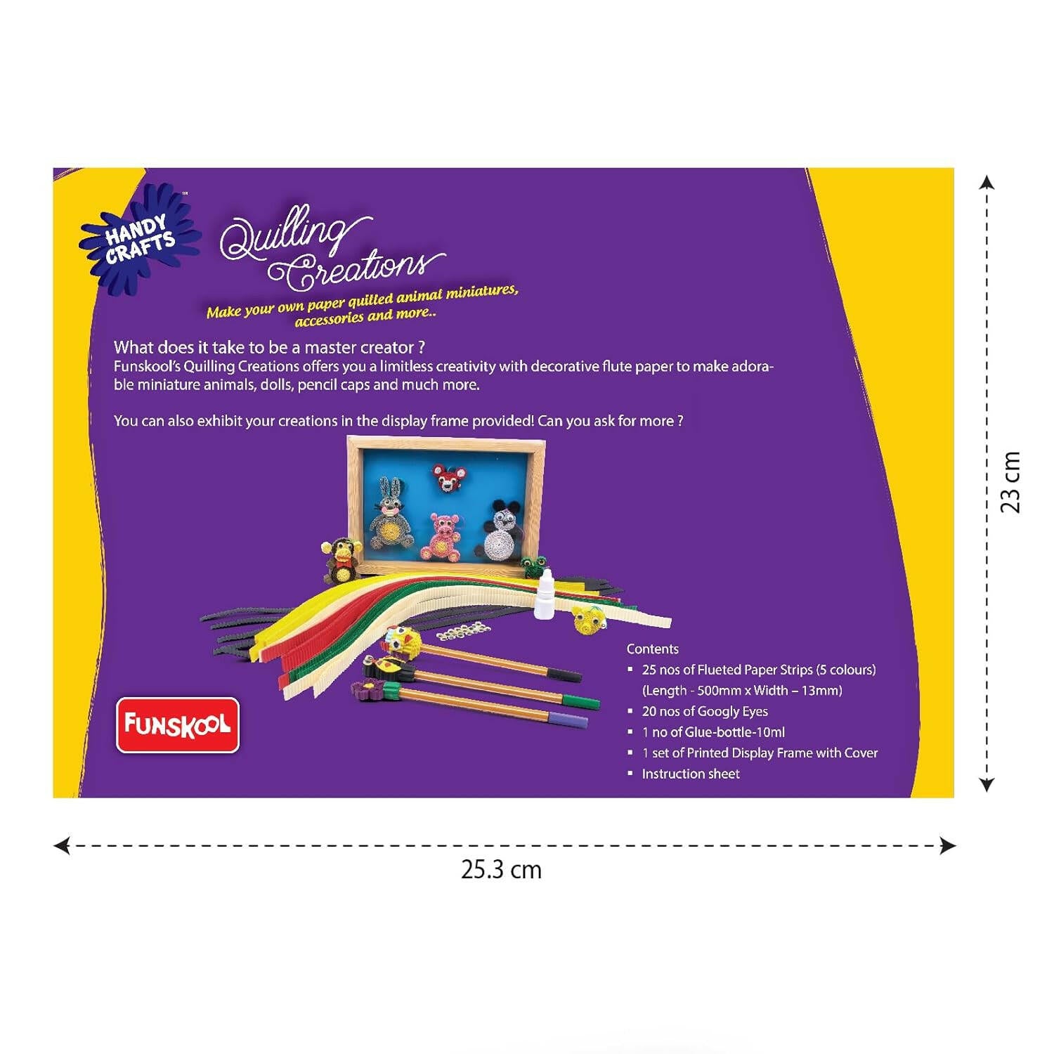 FUNSKOOL (INDIA) LTD Quilling Creations  Go Science Goods.