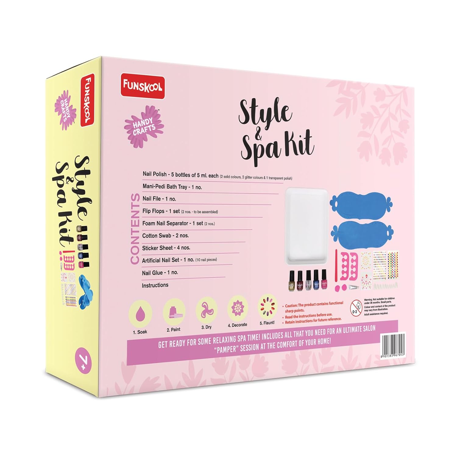 Funskool Handycrafts Style and Spa Kit Image 2