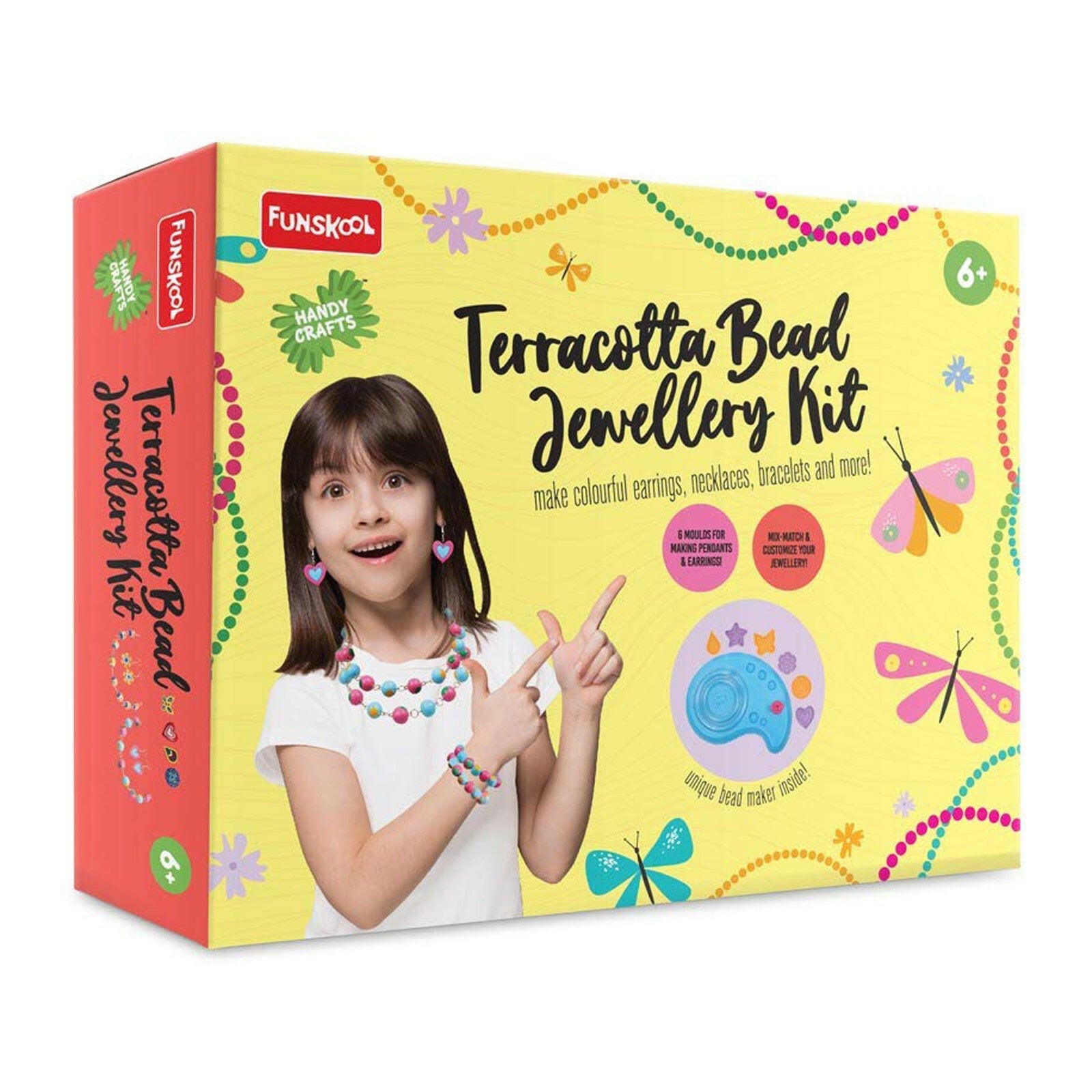 FUNSKOOL (INDIA) LTD TERRACOTTA BEAD JEWELLERY KIT  Go Science Goods.