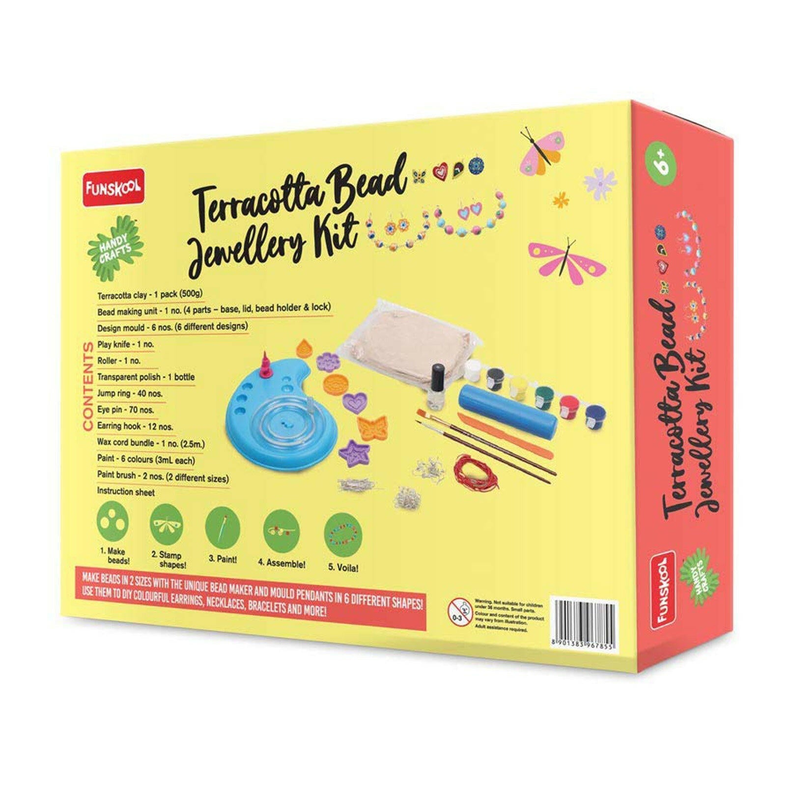 FUNSKOOL (INDIA) LTD TERRACOTTA BEAD JEWELLERY KIT  Go Science Goods.