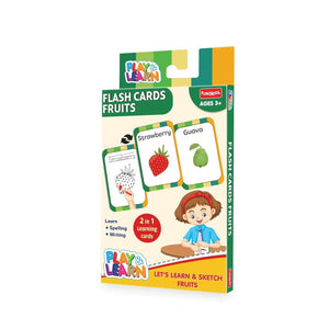 FUNSKOOL (INDIA) LTD Flash Cards Fruits (Let’s Learn & Sketch Fruits)  Go Science Goods.