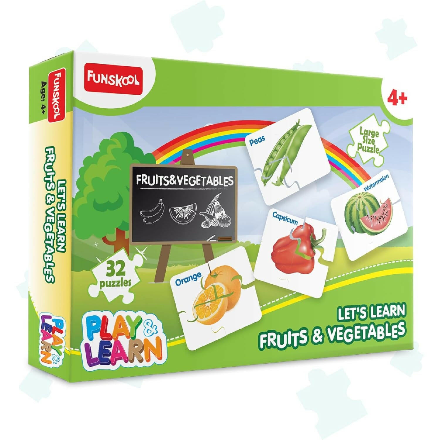 FUNSKOOL (INDIA) LTD Fruits & Vegetables Puzzle  Go Science Goods.