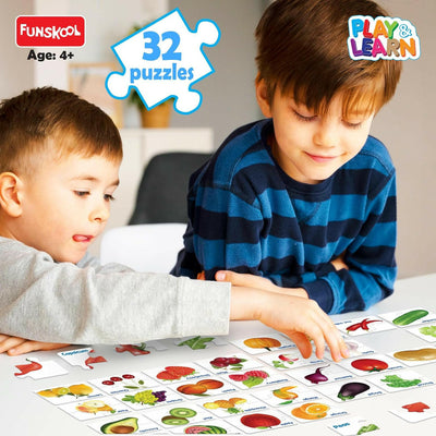 FUNSKOOL (INDIA) LTD Fruits & Vegetables Puzzle  Go Science Goods.