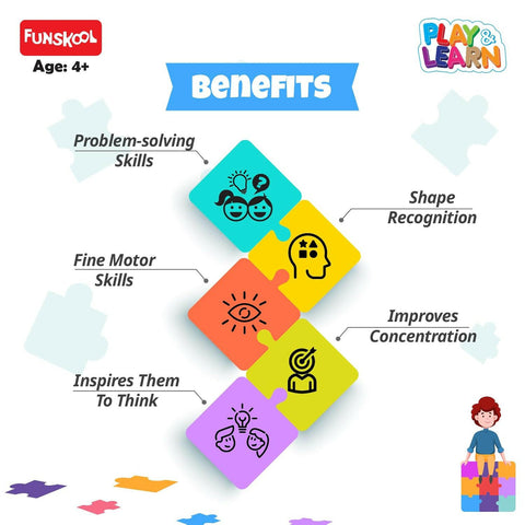 FUNSKOOL (INDIA) LTD Fruits & Vegetables Puzzle  Go Science Goods.