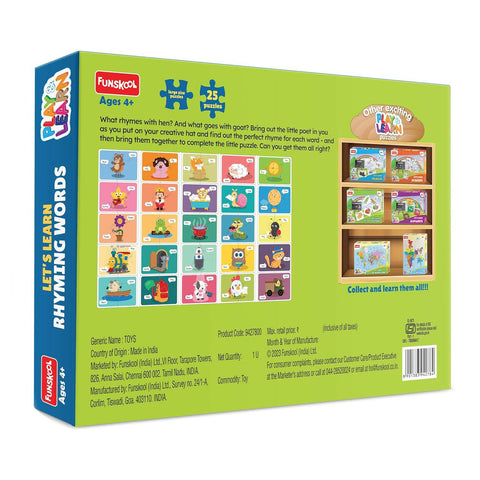 FUNSKOOL (INDIA) LTD Rhyming Words  Go Science Goods.