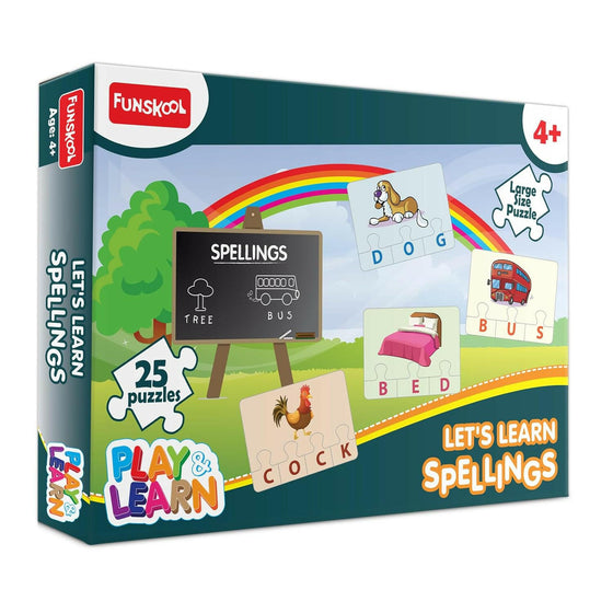 FUNSKOOL (INDIA) LTD Learn Spellings Puzzle  Go Science Goods.