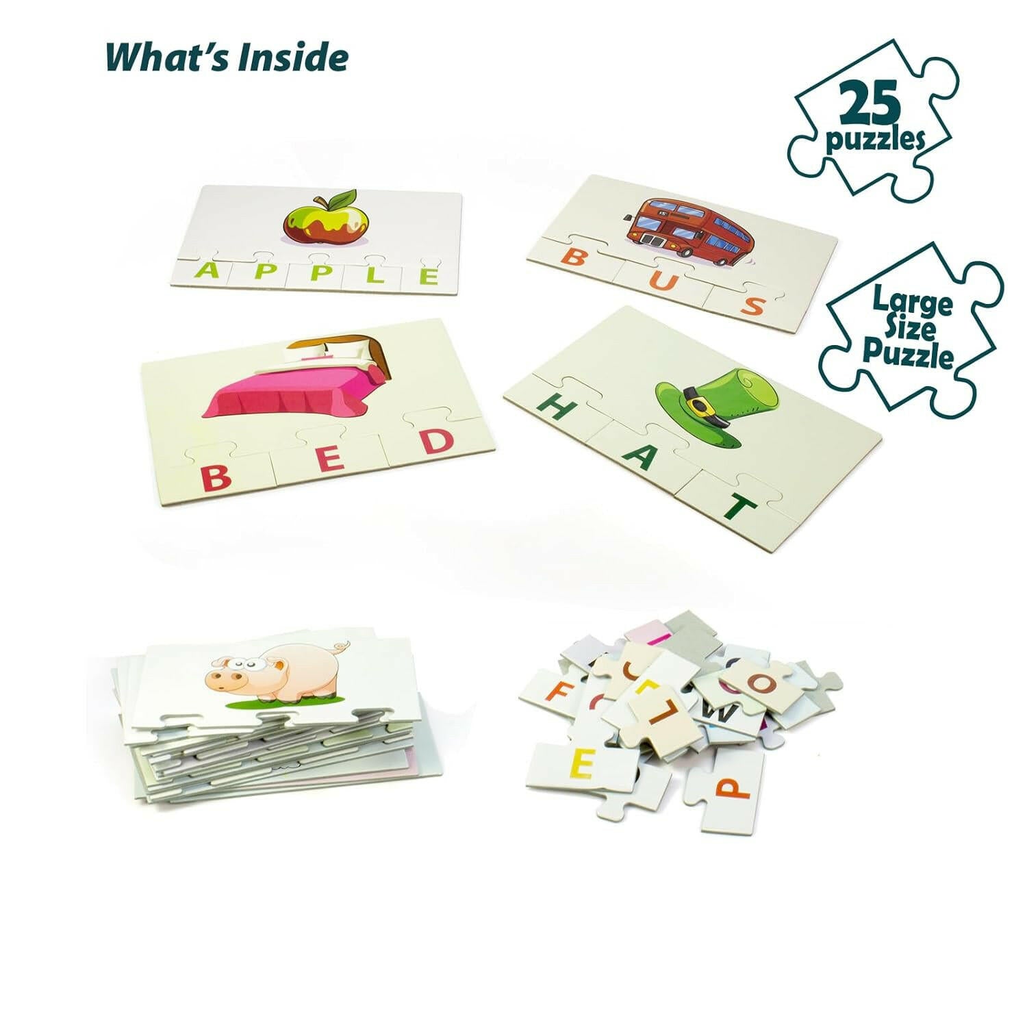 FUNSKOOL (INDIA) LTD Learn Spellings Puzzle  Go Science Goods.