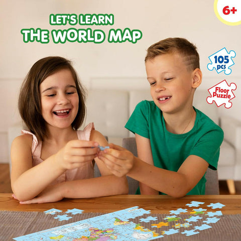 FUNSKOOL (INDIA) LTD World Map Puzzle  Go Science Goods.