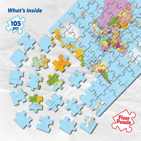 FUNSKOOL (INDIA) LTD World Map Puzzle  Go Science Goods.