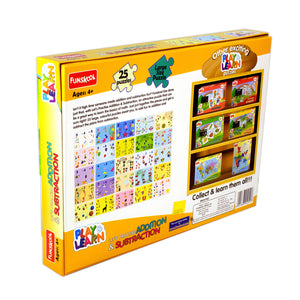 Funskool Play and Learn Lets-Practice-Additions-Subtractions-Puzzle Image 3