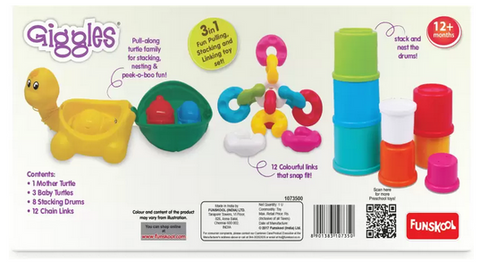 FUNSKOOL (INDIA) LTD Pull Stack 'N Link Toy Set  Go Science Goods.