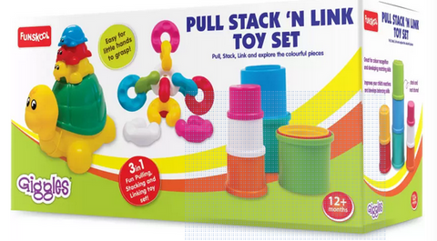 FUNSKOOL (INDIA) LTD Pull Stack 'N Link Toy Set  Go Science Goods.