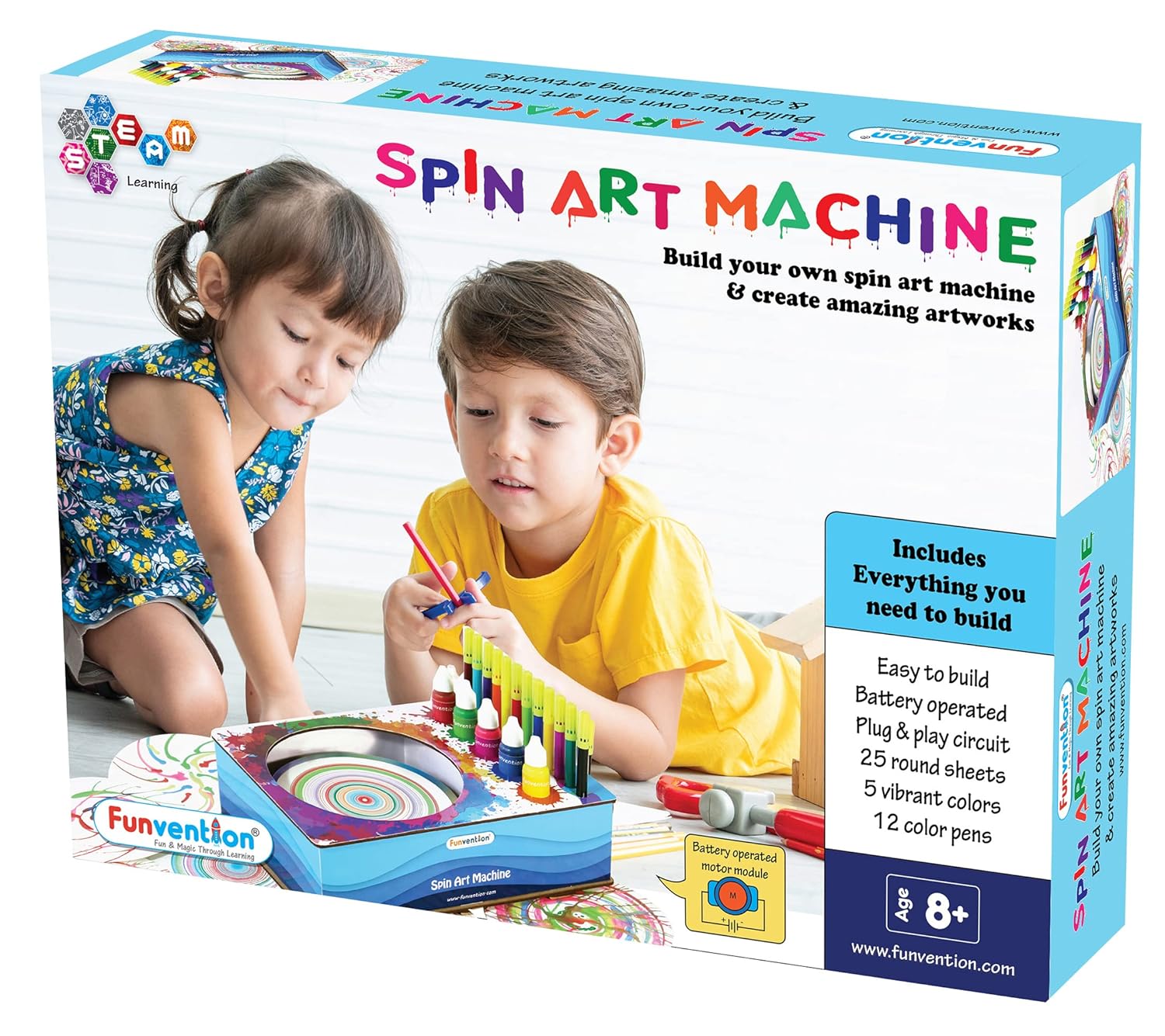 Funvention Spin Art Machine Go Science Image 1