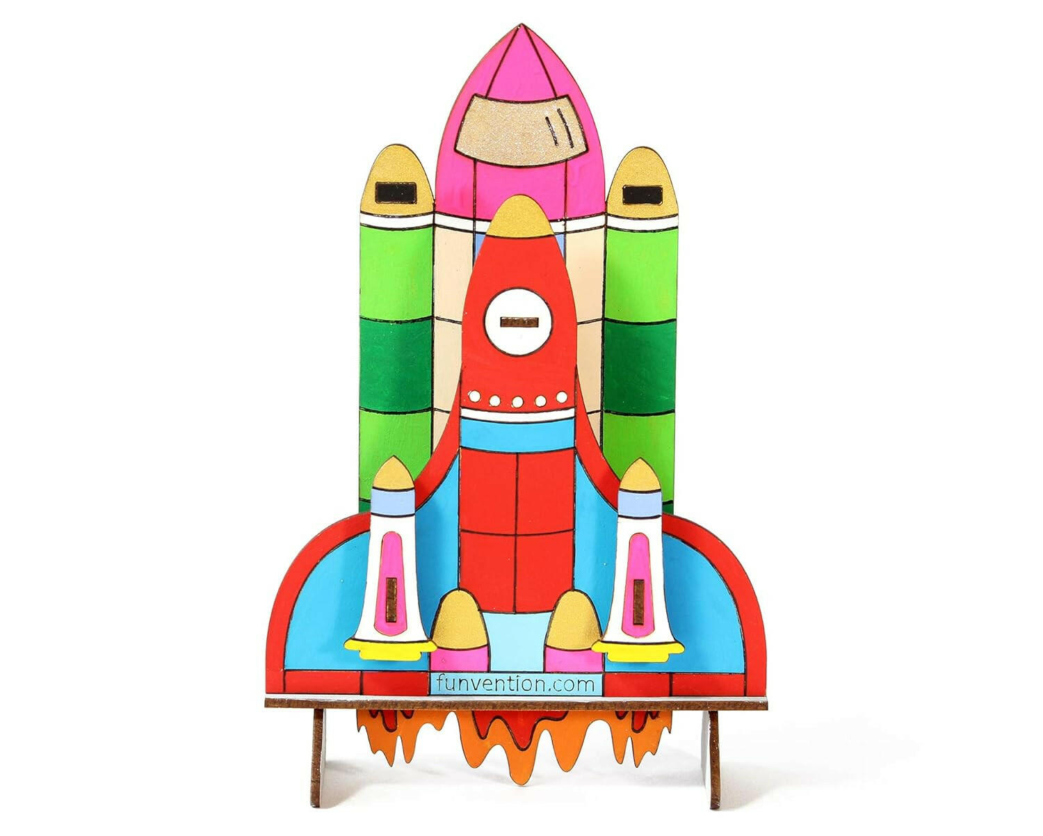 Funvention 3D Coloring Model - Space Shuttle Funvention  Go Science Goods.